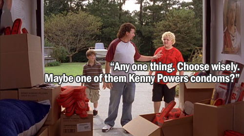 Kenny Powers lets his nephews each have one piece of memorabilia.