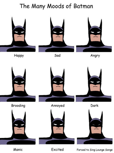 Batman's Emotional Range