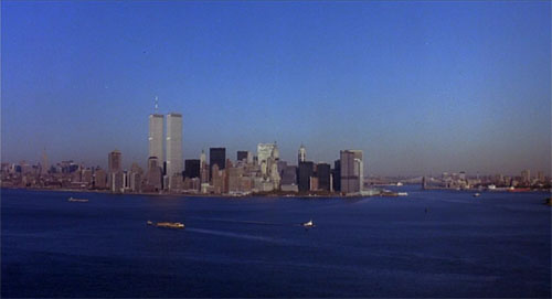 The World Trade Center in the opening shot of 'Teenage Mutant Ninja Turtles'