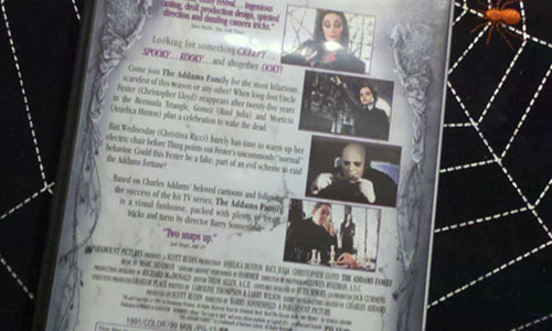 Back Cover - Adams Family