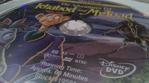 The Adventures of Ichabod and Mr. Toad - Disc