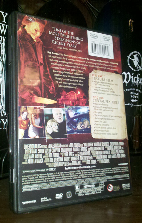Rob Zombie's Halloween - Back Cover