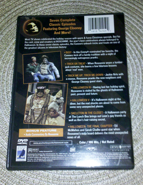 Roseanne Halloween Edition - Back Cover