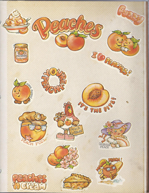 Peaches 'n Cream Stickers
