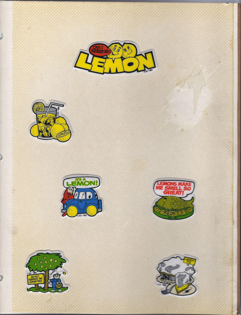 Lemon Stickers