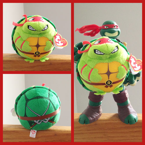 Raphael TY Beanie Ball - Front & Back